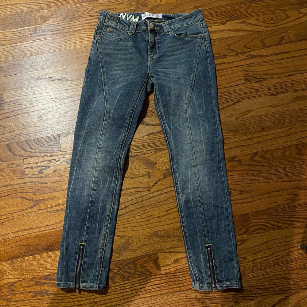 Nevermind Jordan Jeans Skinny Ankle Mid Rise
